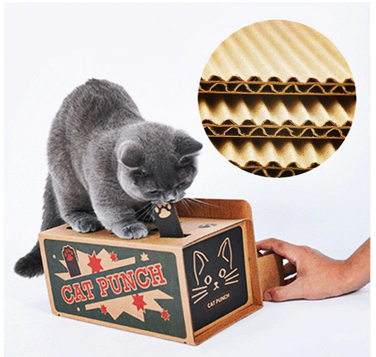 Cat toy hit hamster corrugated kitten carton funny cat toy pet toy paper