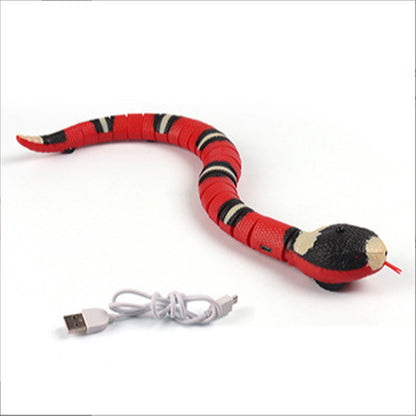 Interactive Electric Induction Snake Funny Cat Toy