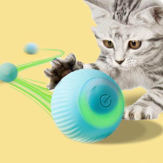 USB Rechargeable Gravity Electric Rolling Ball Electric Cat Toy